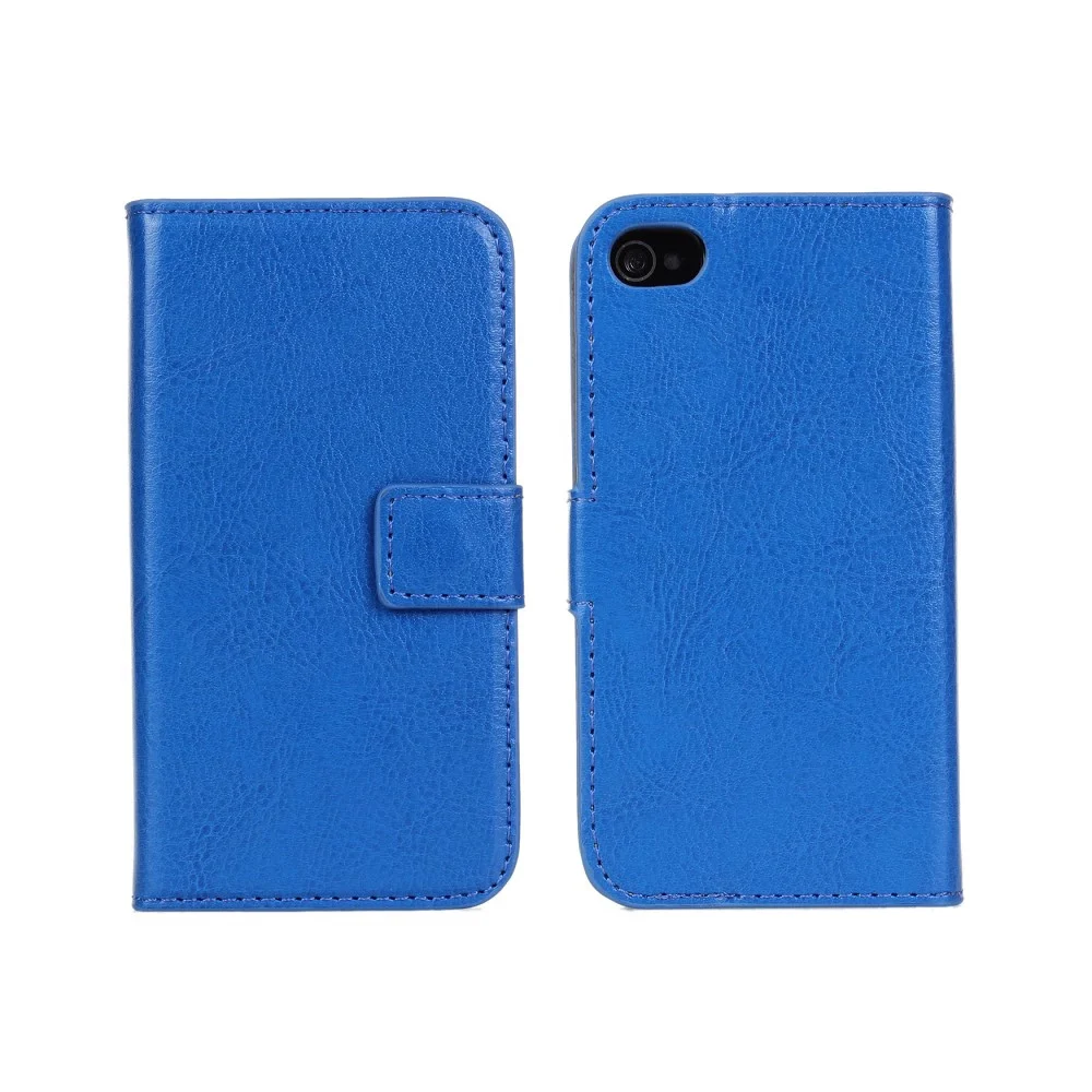 Кожа телефон чехлы для iPhone 4 4S кошелек Обложка Flip Book слот для карт чехол для iPhone 4 S Apple Coque hoesje Carcasa Capinha Etui