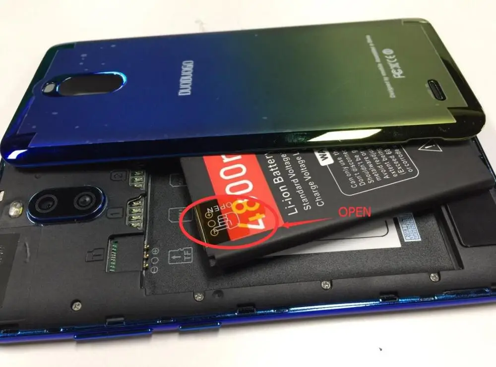 Мобильный телефон DUODUOGO J6+, Android 8,1, 3 Гб ОЗУ, 16 ГБ, 6,0 дюйма, HD экран, две sim-карты, 4800 мАч, мобильный телефон, разблокированные сотовые телефоны
