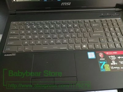 Для MSI GS75 GL72 GL72M GF72VR GE73VR GL73 GP73 WE73 GS73 GS73VR GT73 GT73VR GE75 17,3 дюймов Ультратонкий чехол-накладка из ТПУ чехлы для клавиатуры