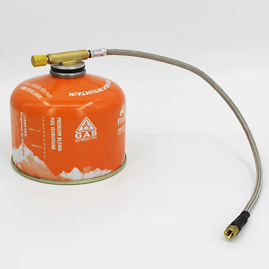

YINGTOUMAN Camping Stove Adapter Furnace Gas Tube With Valve for Outdoor Stove BRS-8 Oil Stove Accessory Switch Tools