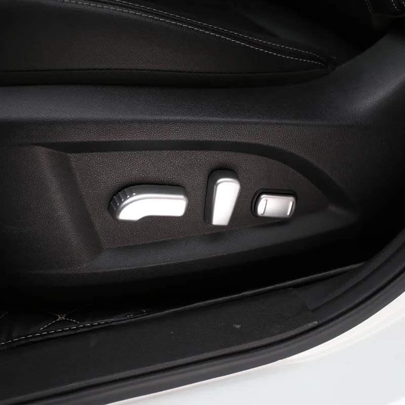Car Seat Switch Adjustment Knob Cover Trim Sticker for Renault Koleos 2017 2018 Stickers Accessories | Автомобили и мотоциклы
