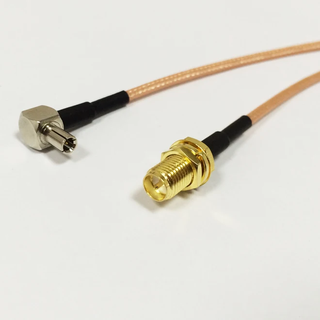 Кабель с гайкой и штекером SMA для TS9 кабель прямым углом поворота 3G 4G HUAWEI ZTE USB модем