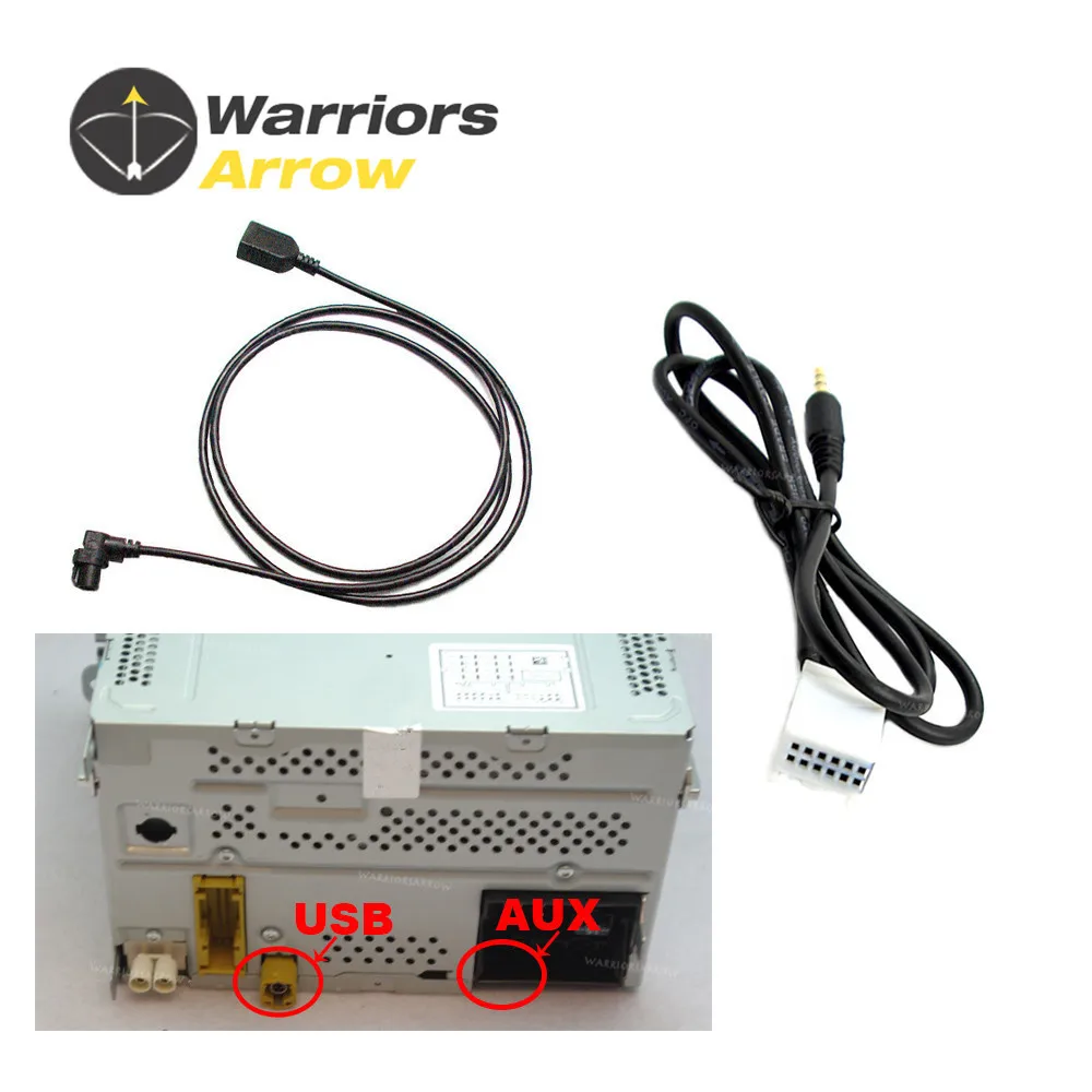 3AD035190 для VW Golf Jetta Passat Tiguan автомобильное радио RCD510 USB AUX Интерфейс кабель жгут
