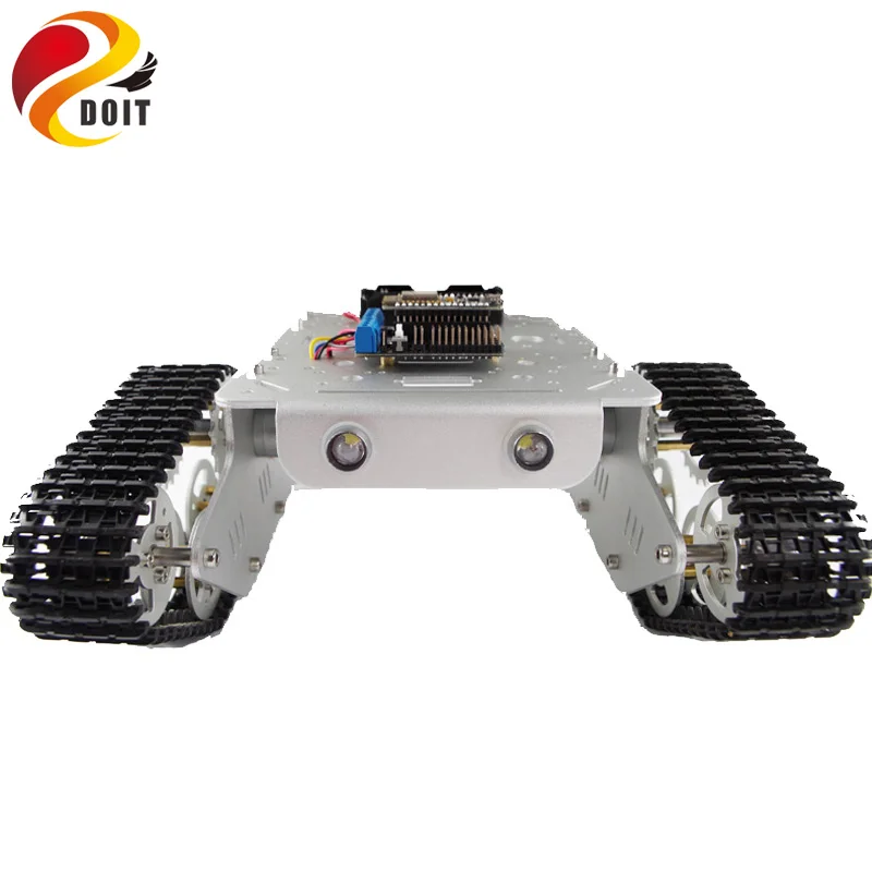 Wi Fi RC металлический робот танк шасси T300 из комплект разработки nodemcu с L293D