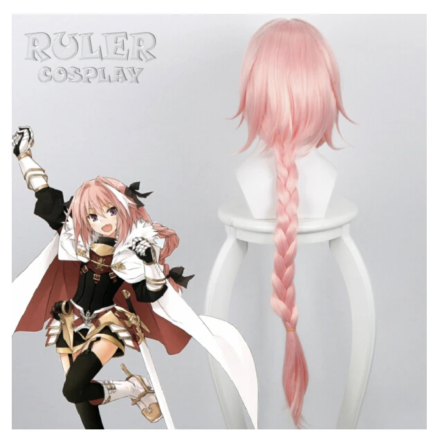 Парик для косплея Fate/Apocrypha парик астольфо костюм розовые волосы карнавальные