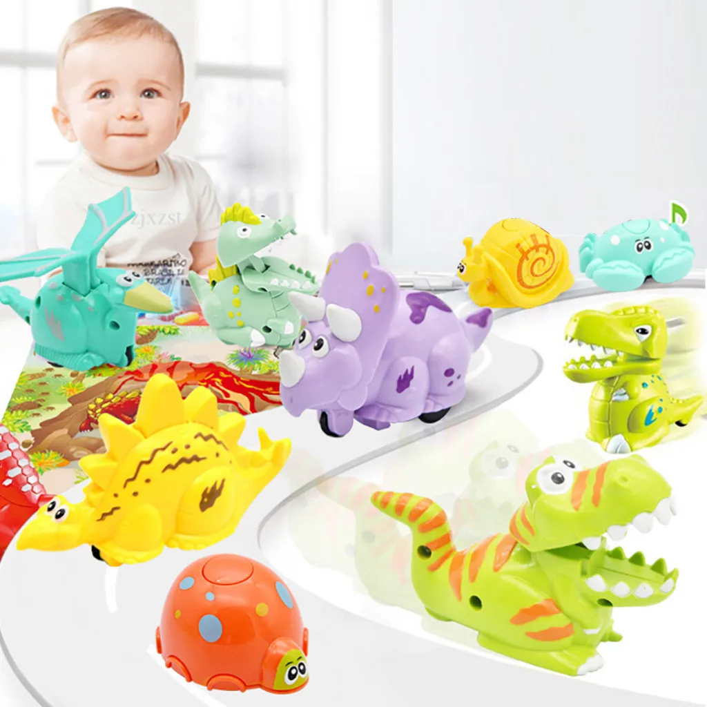 12 игрушечных животных инерционный скутер детское давление инерция раздвижной