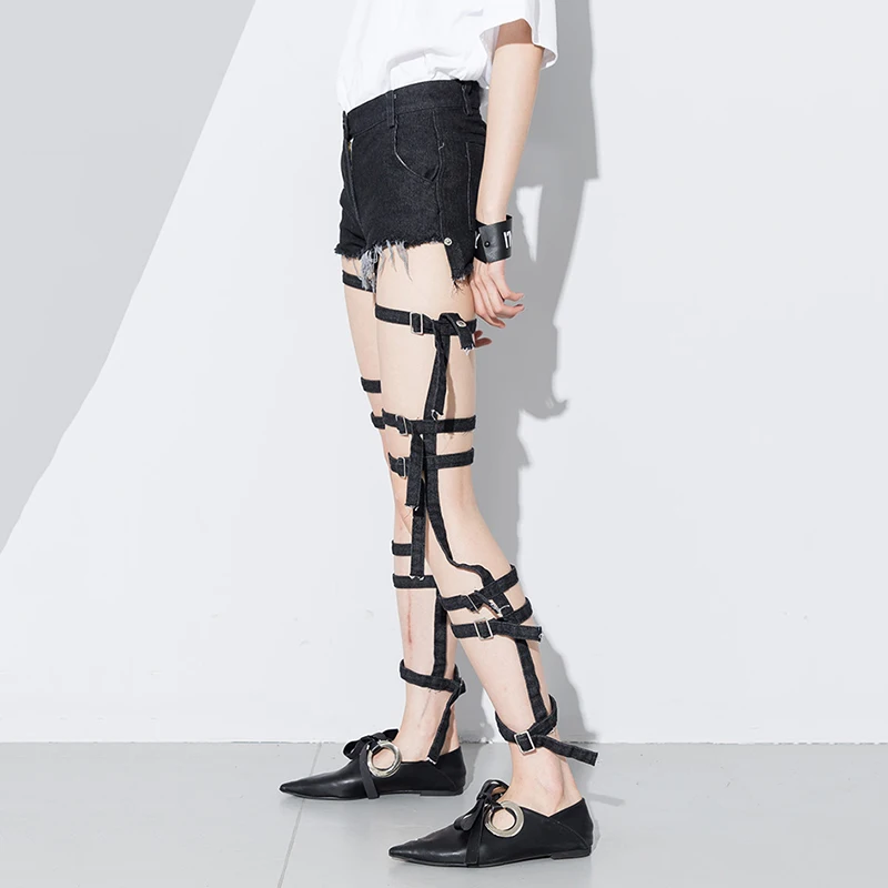 Джинсовые шорты TWOTWINSTYLE со съемными вырезами большого размера мини-брюки летняя