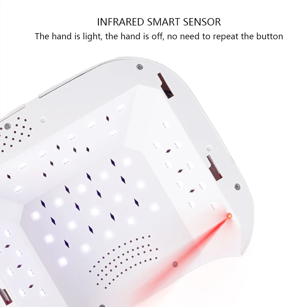 УФ-светодиодный маникюрный аппарат для сушки ногтей 99 Вт с умным таймером 42