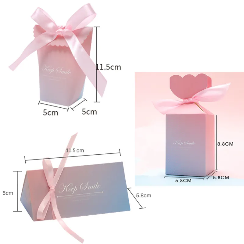 Creative Candy Box Wedding Dragees Gfits Boxes Packaging Engagement Present Favor Bags For Sweets Chocolate Cake | Дом и сад