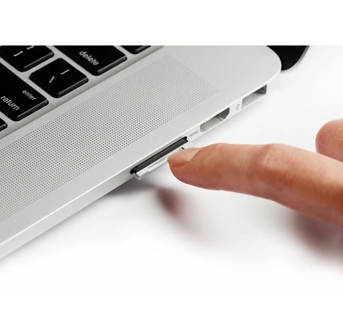 8 Мобильный алюминиевый MiniDrive адаптер карты Micro SD считыватель карт памяти для Macbook Air 13 ''модель 103A