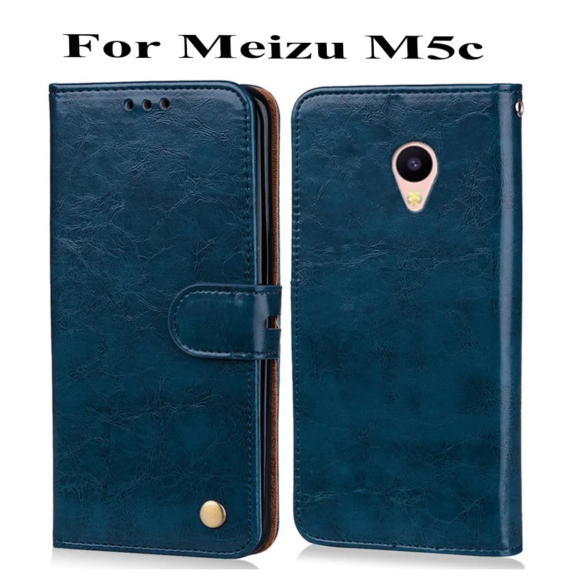 Newest Wallet Case For Meizu M5c Back Cover Book 5.0 Special PU Leather Flip Phone Bag B01 | Мобильные телефоны и