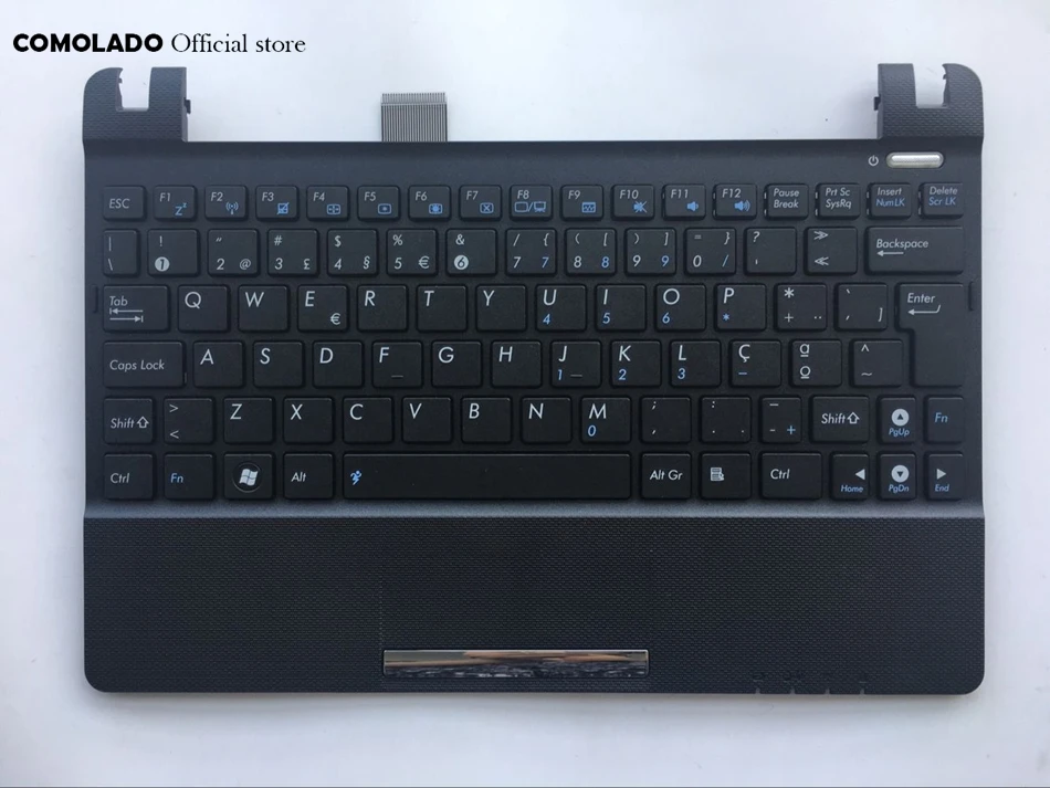 PO Portugal клавиатура для Asus Eee PC X101H X101CH черная с черной подставкой topcase ноутбука Layout |