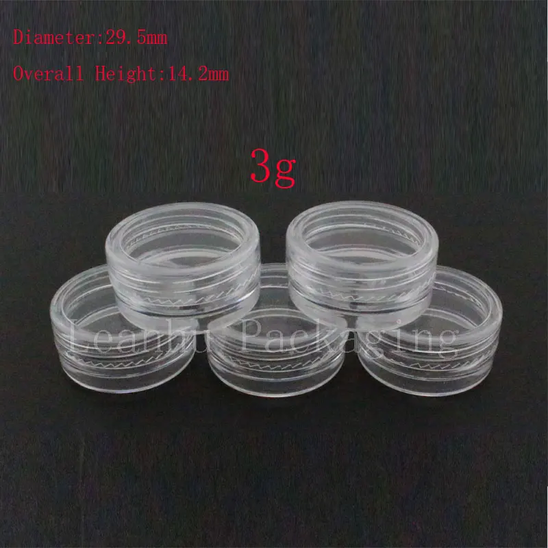 

Clear Plastic Cream Jar,3g Lipstick Cans Solid Perfume Container,Empty Containers Cosmetics,DIY Small Cosmetic Bottles For Cream