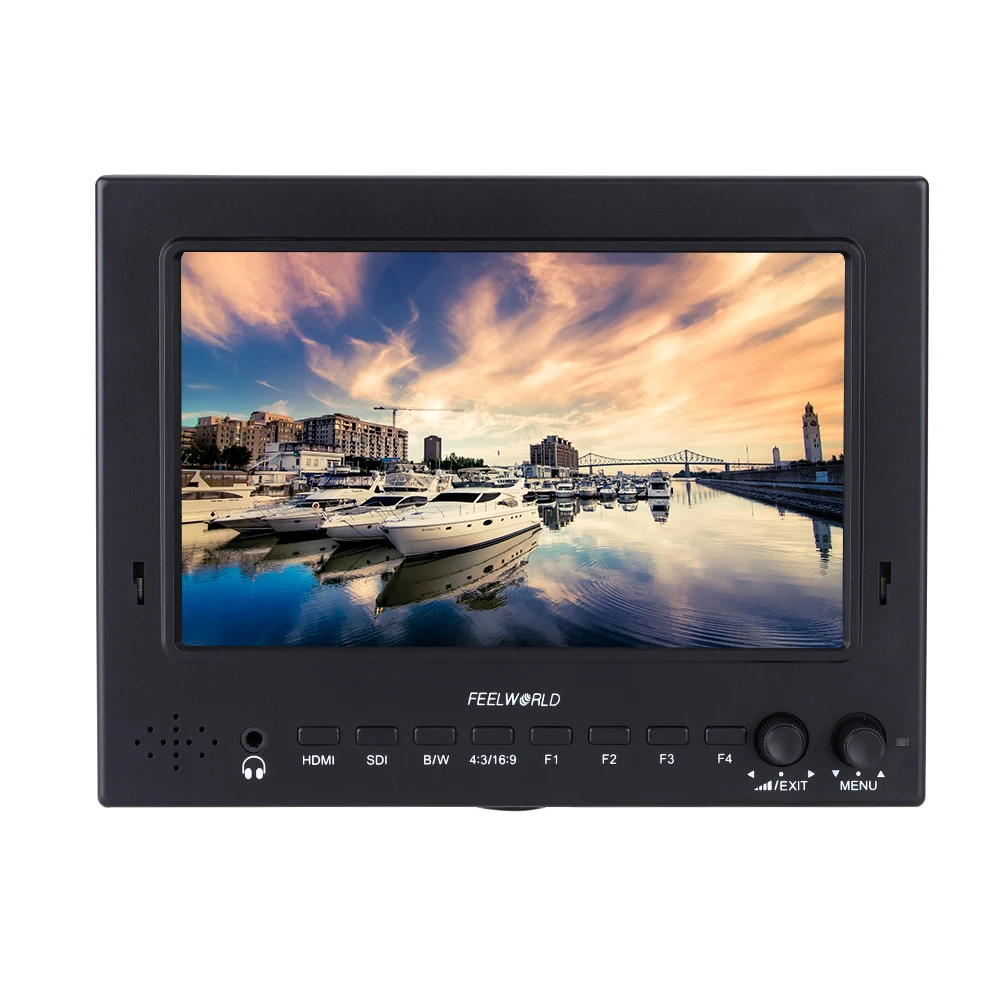 Feelworld Профессиональный 7 &quotHDMI 1024*600 SDI вещания ЖК дисплей HD Камера монитор пиковый