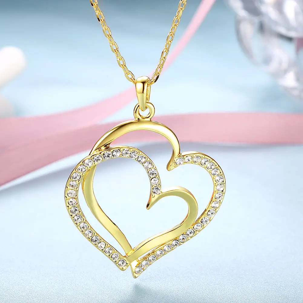 Для женщин jewelry Подвески Ожерелья для мужчин Чешский горный хрусталь двойной