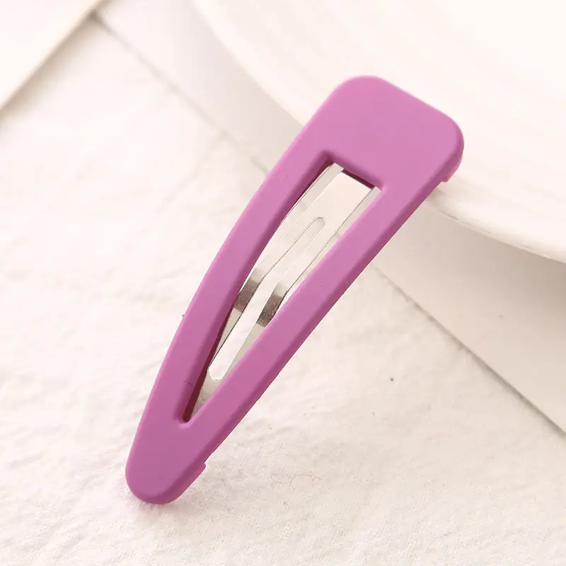 Purple 10 шт. новые женские и девичьи яркие 10 цветов заколки для волос шпильки с блестками заколки для волос аксессуары для волос модные BB заколки для волос - Цвет: Purple