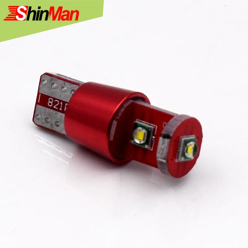 ShinMan 2x15 Вт чип высокой мощности T10 W5W для автомобильной детской фонари заднего