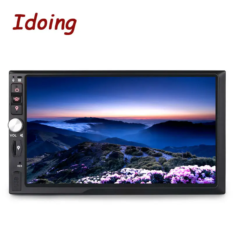 Idoing 2 Гб ОЗУ Руль " Универсальный 2Din Android6.0 автомобильный DVD мультимедийный видео плеер gps навигация Сенсорный экран Bluetooth
