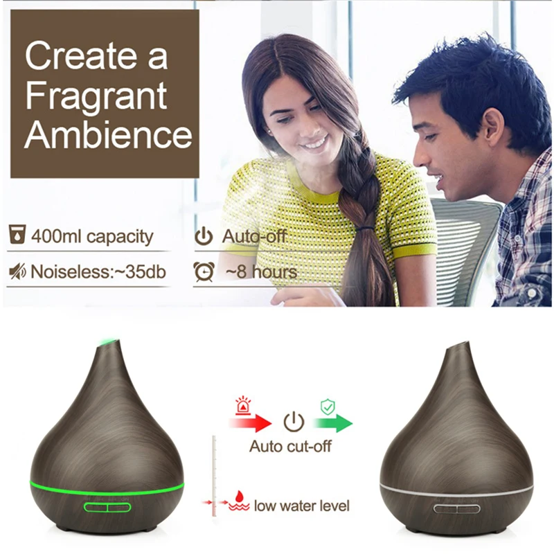 Diffuserlove 400 мл пульт дистанционного управления увлажнитель воздуха эфирное масло