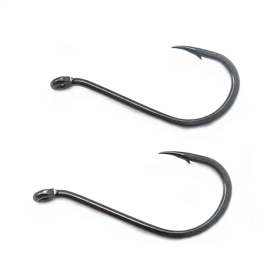 100 шт./лот рыболовные крючки для ловли карпа из нержавеющей стали черного никеля |