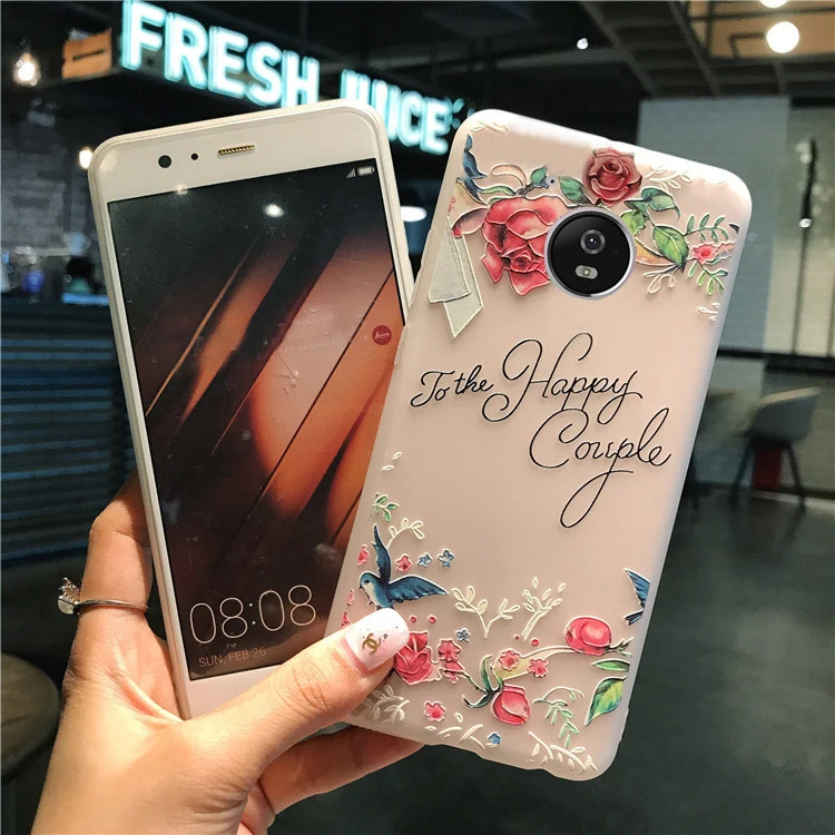 YueTuo матовая coque, крышка, чехол для motorola moto g5 g 5 moto g5 силиконовый Роскошные 3d прозрачный ТПУ телефон origine сзади