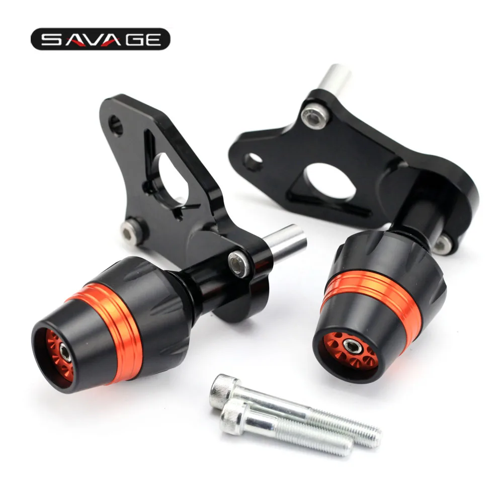 Orange Рамка Ползунки Краш протектор для SUZUKI GSXR gsx-r 600/750 2006-2010 07 08 09 аксессуары для мотоциклов бобины защита от падения - Цвет: Orange