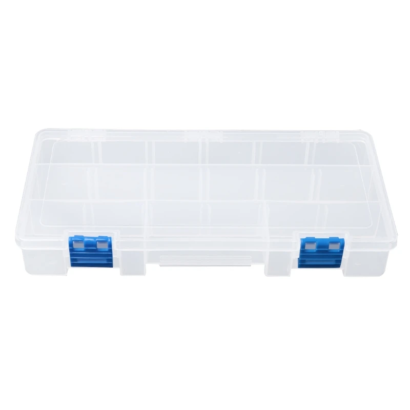 

Portable 15 Components Storage Box Hardware Tool Parts Case Transparent Plastic