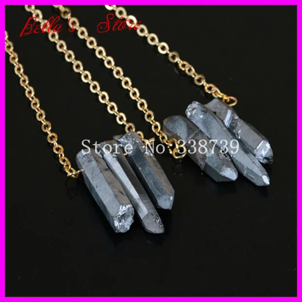 1 шт. необработанные пламенная Радужная Титан ореолом Cryatal кварцевый штырь