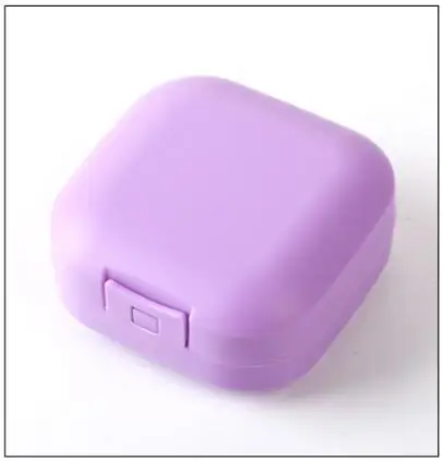 Small Purple Новинка, переносная коробка для мыльницы для путешествий, мыльница для хранения, контейнер для душа, мыльницы, аксессуары для ванной комнаты, большие контейнеры, коробка - Цвет: Small Purple