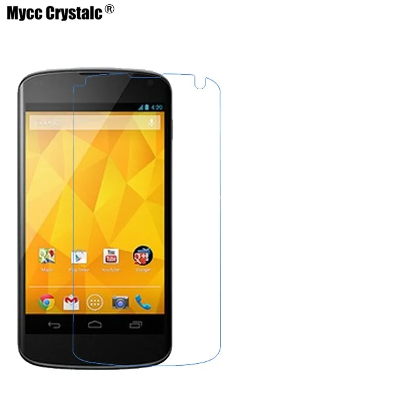 Мягкая стеклянная защитная пленка нано Взрывозащищенная для LG E960 Nexus 4 экрана|glass