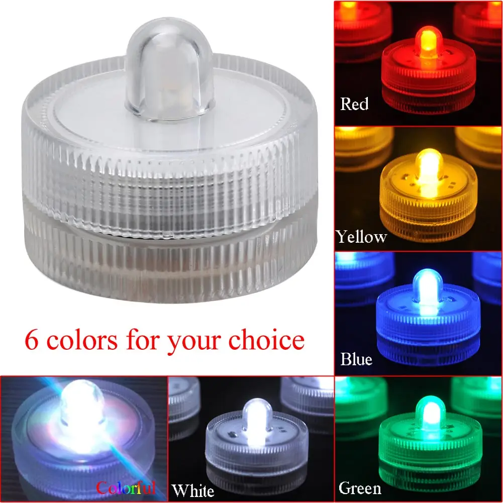 10 шт. новый водонепроницаемый Свадебный подводный аккумулятор SUB светодиодные