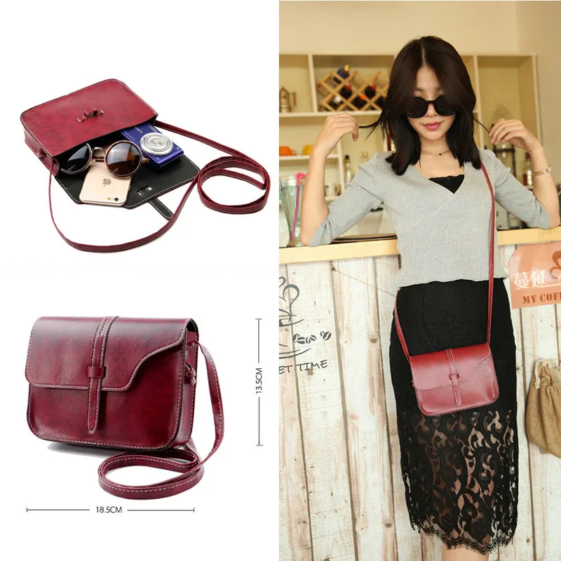 Кожаная сумка для телефона модная женская мини кошелек мобильного маленькая
