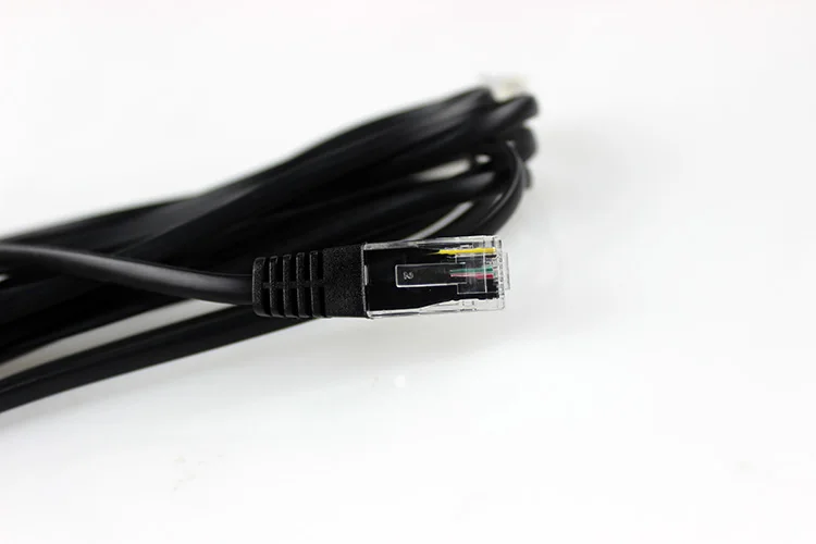Сетевая телефонная линия RJ45 к RJ11 телефонный кабель Шнур rj11/RJ45 noir, 26AWG медь 8P8C к 6P4C телефонная Голосовая перемычка 3 м
