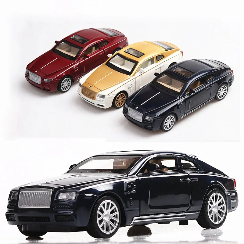 Коллекционная Игрушечная машина из литого сплава Rolls-Royce Phantom 1/32 подарок для детей