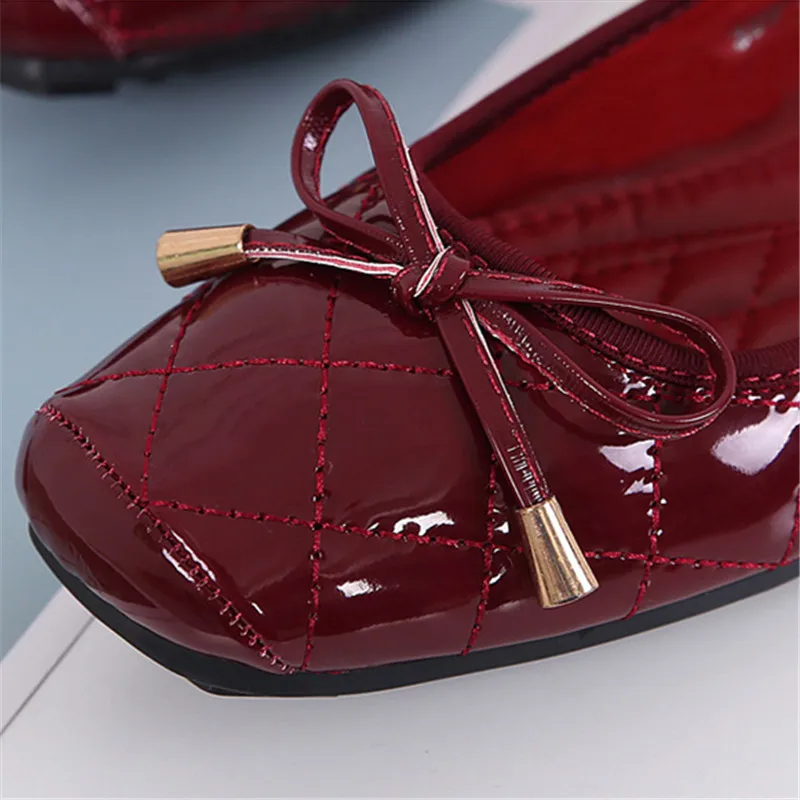 Женские мокасины на плоской подошве красные туфли-лоферы с квадратным носком и