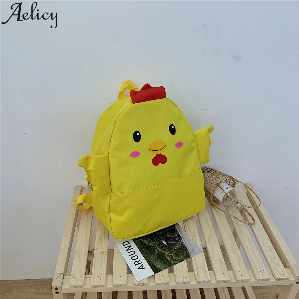 Aelicy 2019 Детские Мультяшные цыплята школьные сумки для девочек милый Повседневный
