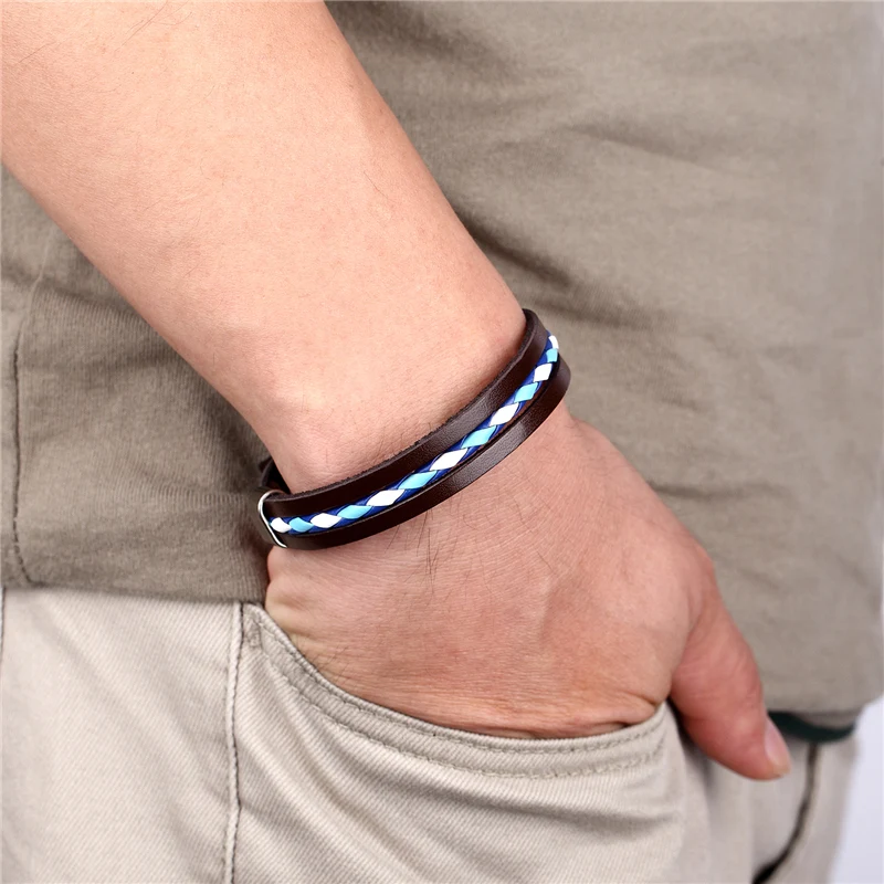 Женский Многослойный кожаный браслет Janeyacy винтажный 2019 | Украшения и аксессуары