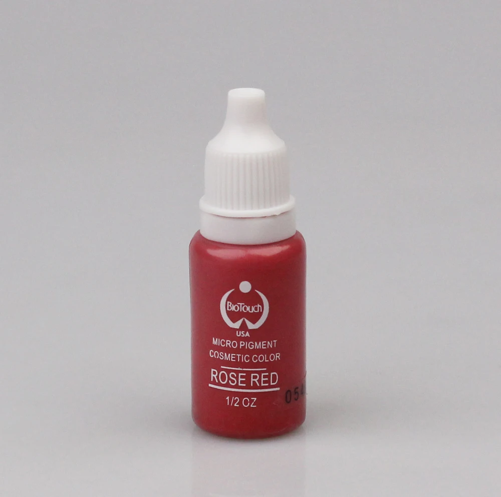 Бесплатная доставка Роза red15ML biotouch бровей макияж Чернила питания Перманентный