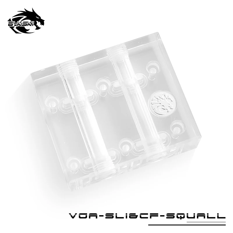 Bykski SLI/CF мульти-карта SLI мост модуль акриловая коробка головка для видеокарты VGA-SLI и CF-SQUALL