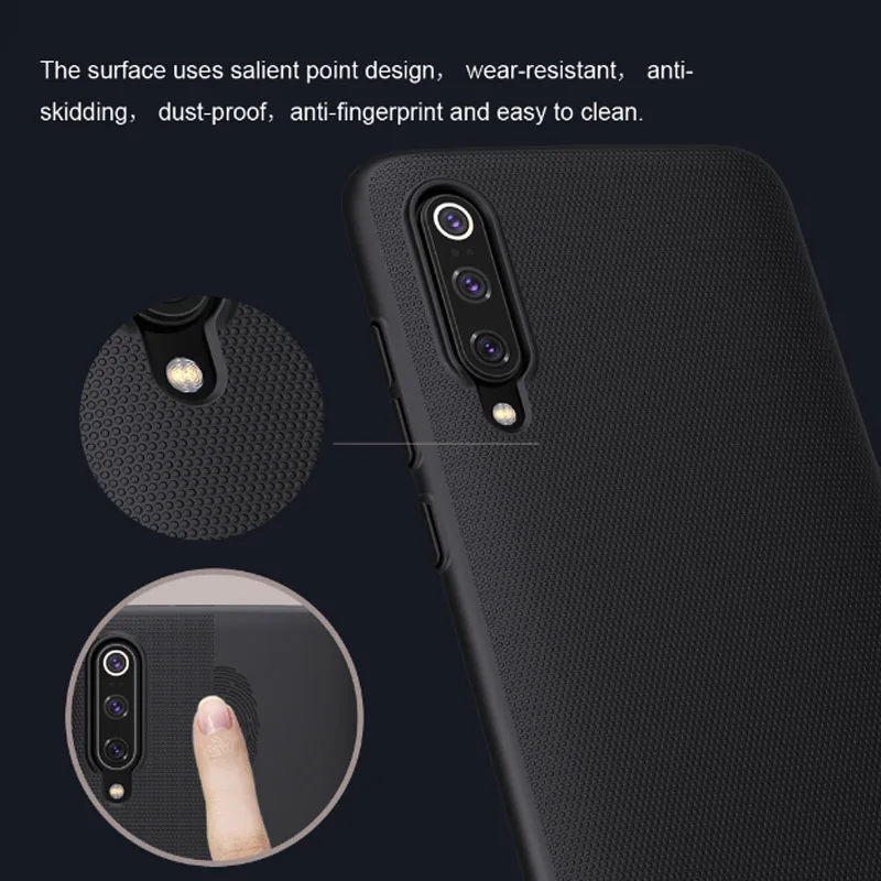 Для Xiaomi mi 9 чехол Nillkin матовый защитный жесткий чехол для задней панели чехол для Xiaomi mi 9 SE mi 9T Pro Чехол для телефона mi 9t mi 9 se Funda