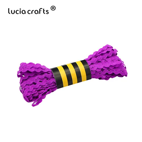 Lucia crafts 15 ярдов/шт 8 мм многоцветная корсажная лента для самодельных волос бант свадебные декоративные аксессуары для вечеринок W0501 - Цвет: Color 19