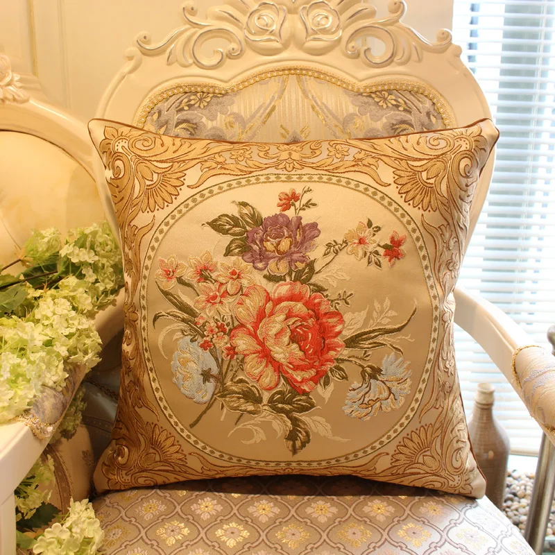 Sookie винтажная Европейская наволочка с вышивкой декоративная для дивана на талии