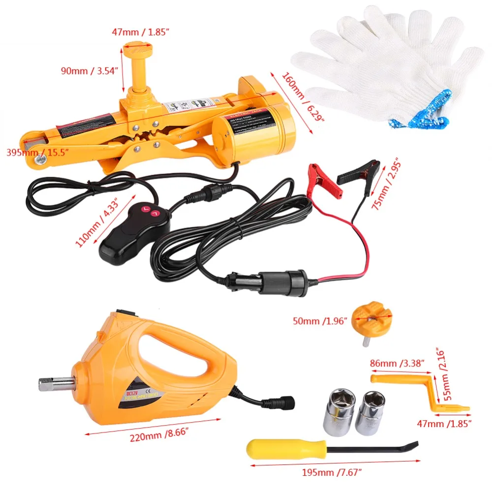 3Ton работающего на постоянном токе 12 В в автомобильной Электрический подъемник