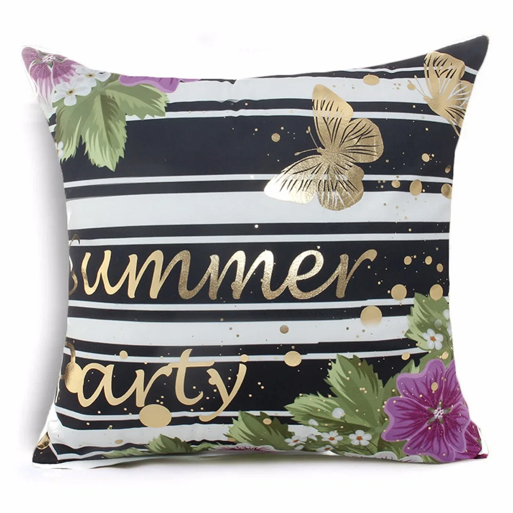 printed pillow cases Nordic Cotton Polyester Feather Printed Meaningful Words Home Decorative Pillow Cover | Дом и сад