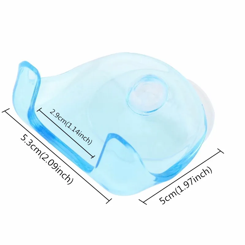 Комплект из 2 предметов голубого цвета Пластик присоска бритва стойка держатель