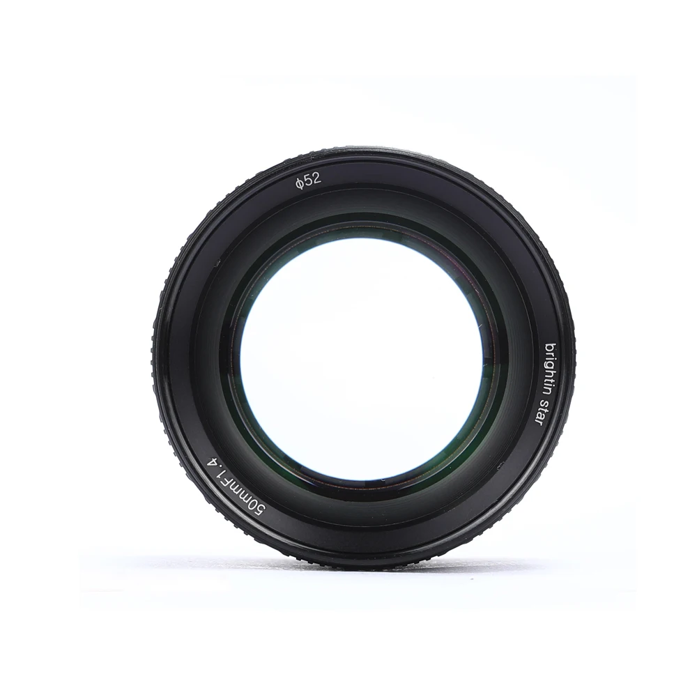 Brightin Star 50mm F1.4 Large Aperture Standard Prime Manual Focus MF Lens For Sony A6500 A6400 A6300 A7SII A7RIII NEX7 NEX6 A7 |