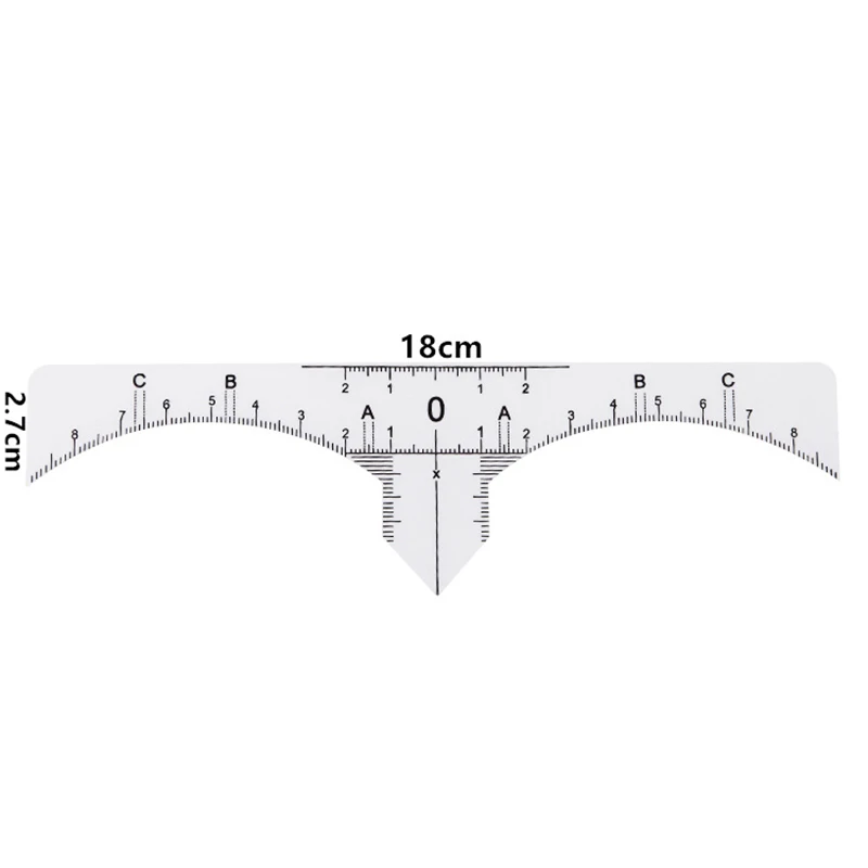 Одноразовая Точная микроблейдинг линейка 50 шт.|ruler tattoo|microblading disposablemakeup ruler |