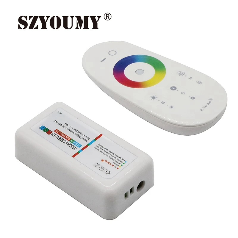 SZYOUMY Беспроводной RF 2 4G сенсорный экран пульт дистанционного управления LED RGB