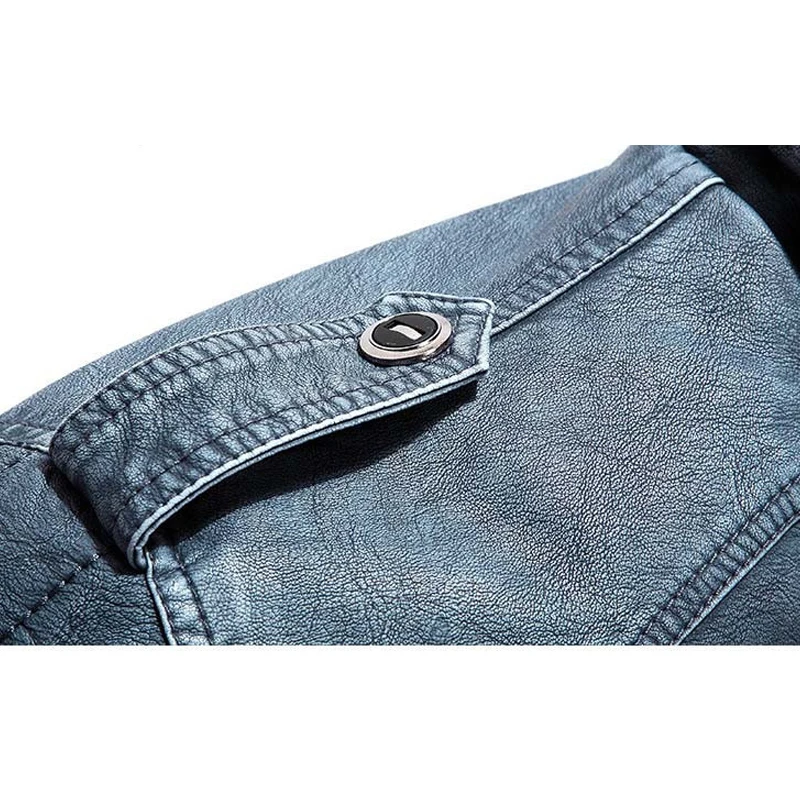 Man Lether Jackets Pu Leather Jaqueta Masculinas Inverno Couro Jacket Men Jaquetas De Men's Winter | Мужская одежда