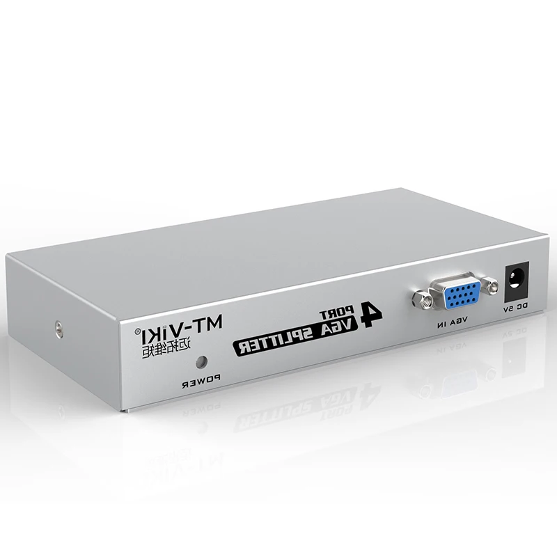 MT-VIKI 4Port VGA Splitter One in four out host monitors HD video computer monitor splitter MT-1504 | Компьютеры и офис